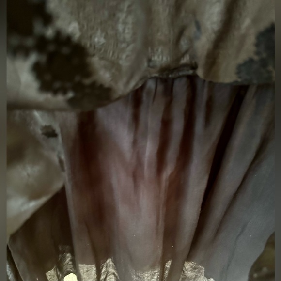 Free People blackMini Dress Boho Off-Shoulder Lined Elastic Waist.🖤 - Picture 6 of 7